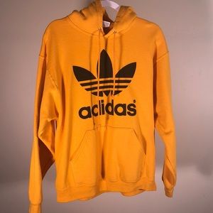 black and yellow adidas sweatshirt